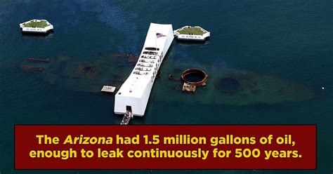 does oil still leak from the uss arizona|Pearl Harbor Oil Leak Reaches Boiling Point as Pentagon